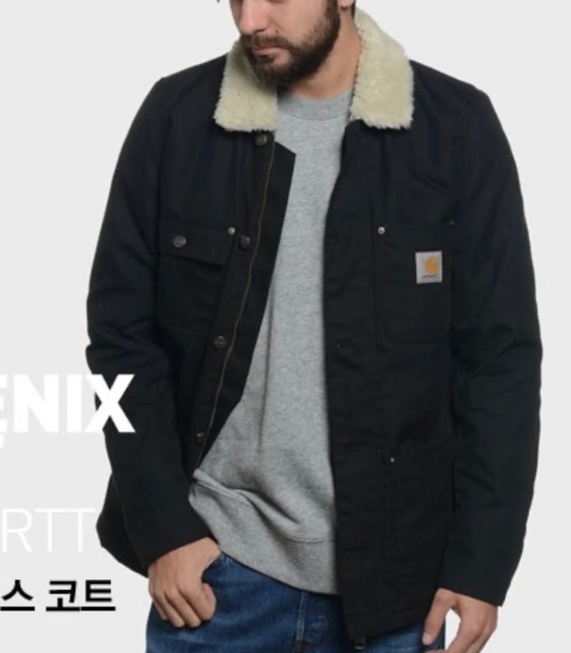 칼하트 피닉스 코트 네이비 S 상품이미지1