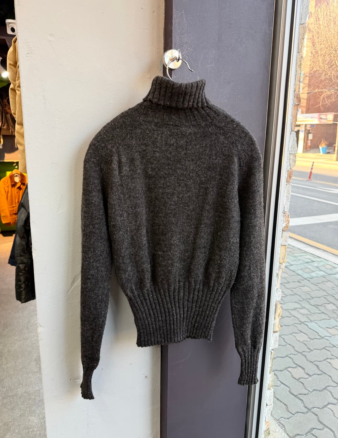 S/ 돌체앤가바나 자수로고 알파카 터틀넥 니트 상품이미지7