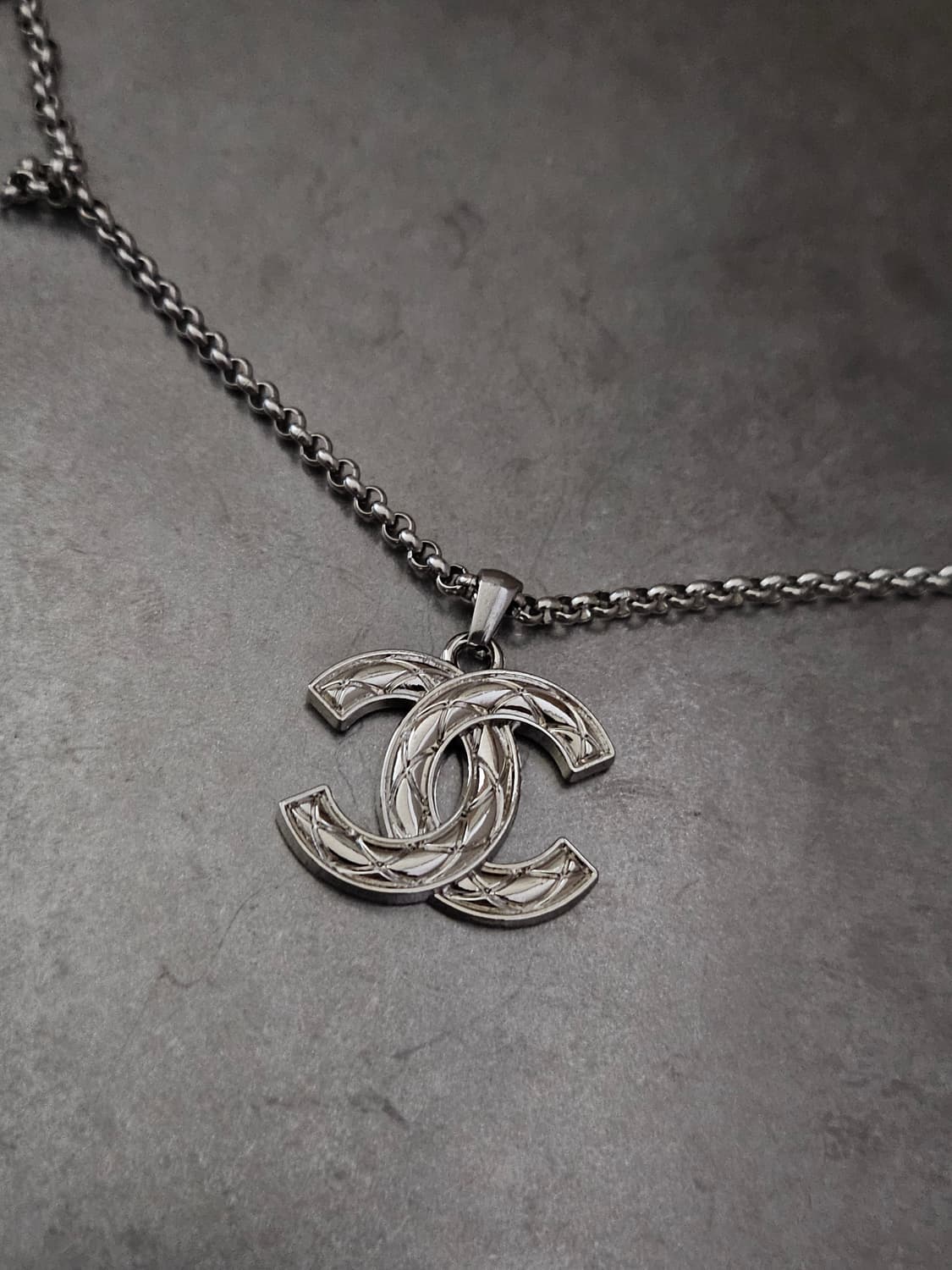 68 샤넬 빈티지 정품 목걸이 업사이클링 써지컬체인 상품이미지4