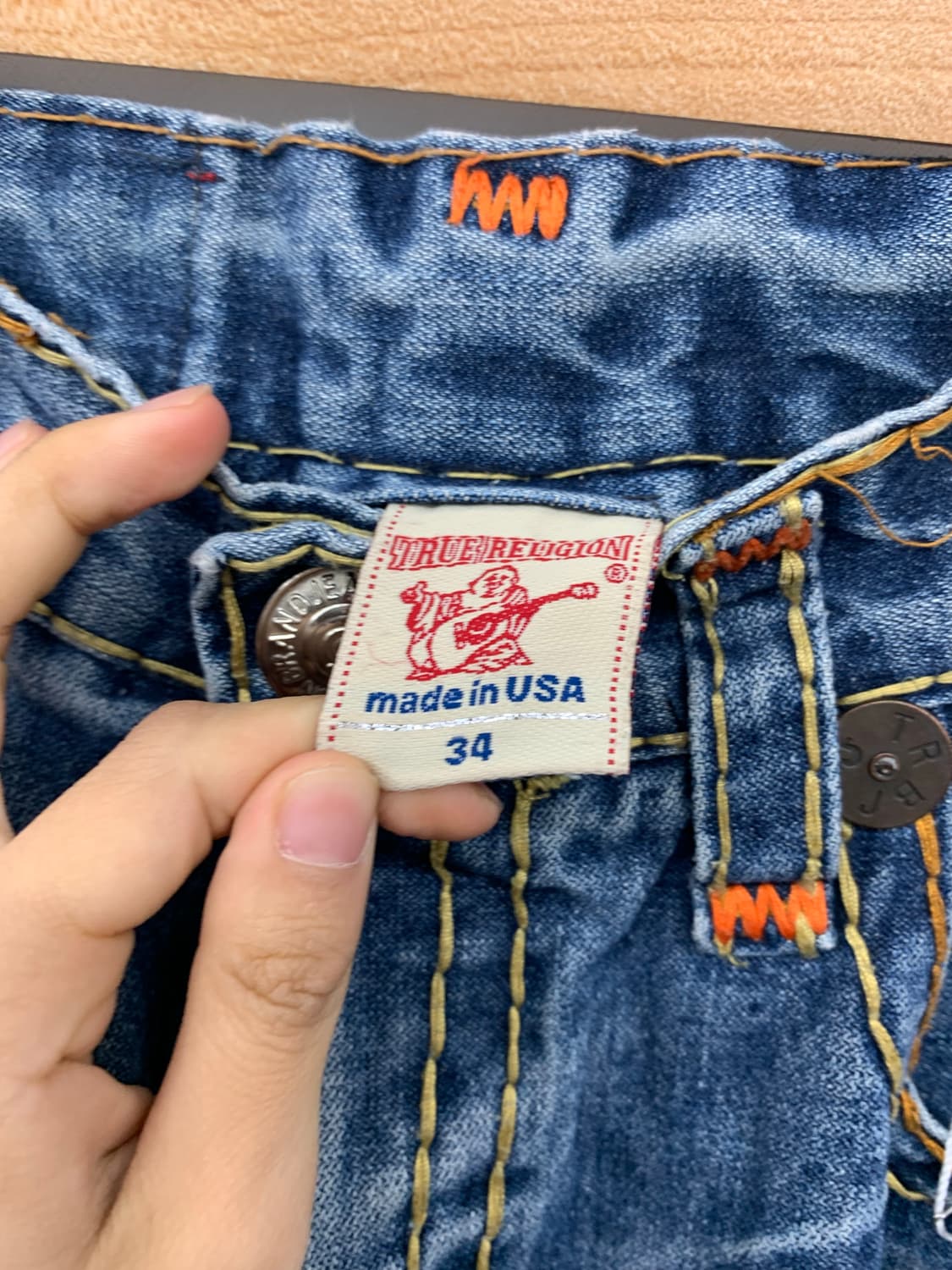 트루릴리젼 데님팬츠 34 상품이미지5