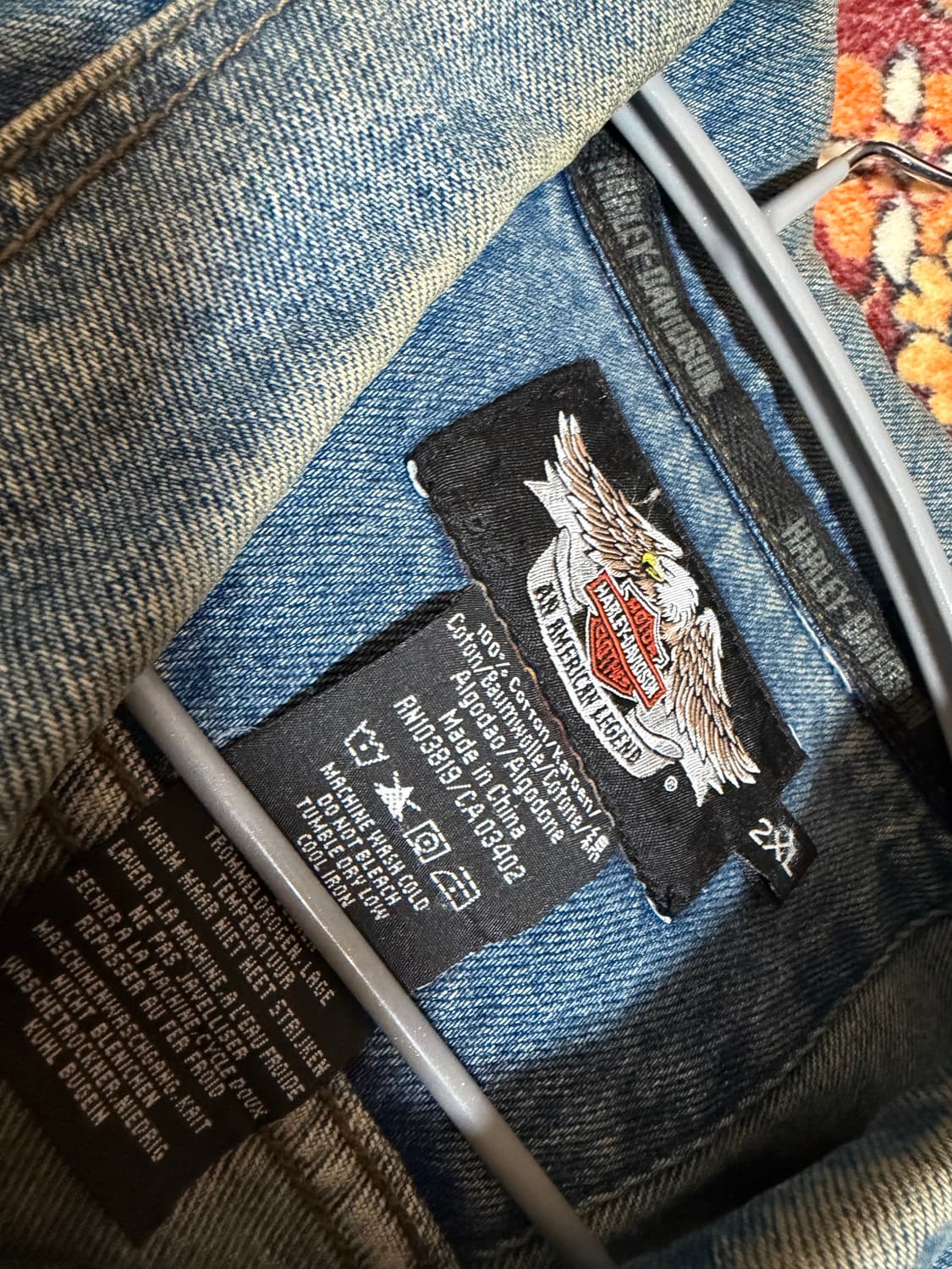 할리 데님 베스트 2xl 상품이미지5