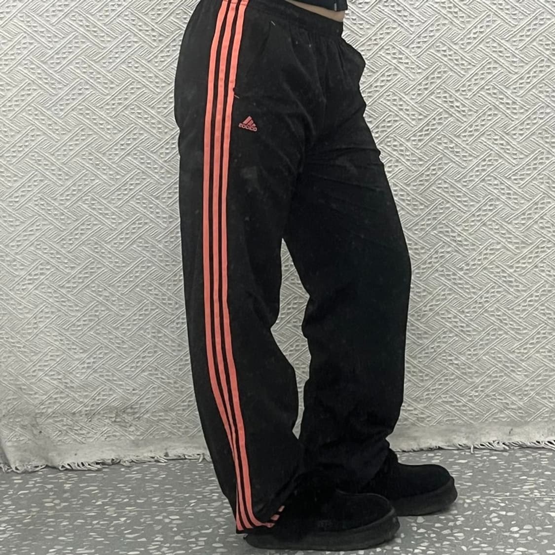 아디다스 블랙핑크 우븐 트랙팬츠 츄리닝바지 90 C06401 상품이미지2