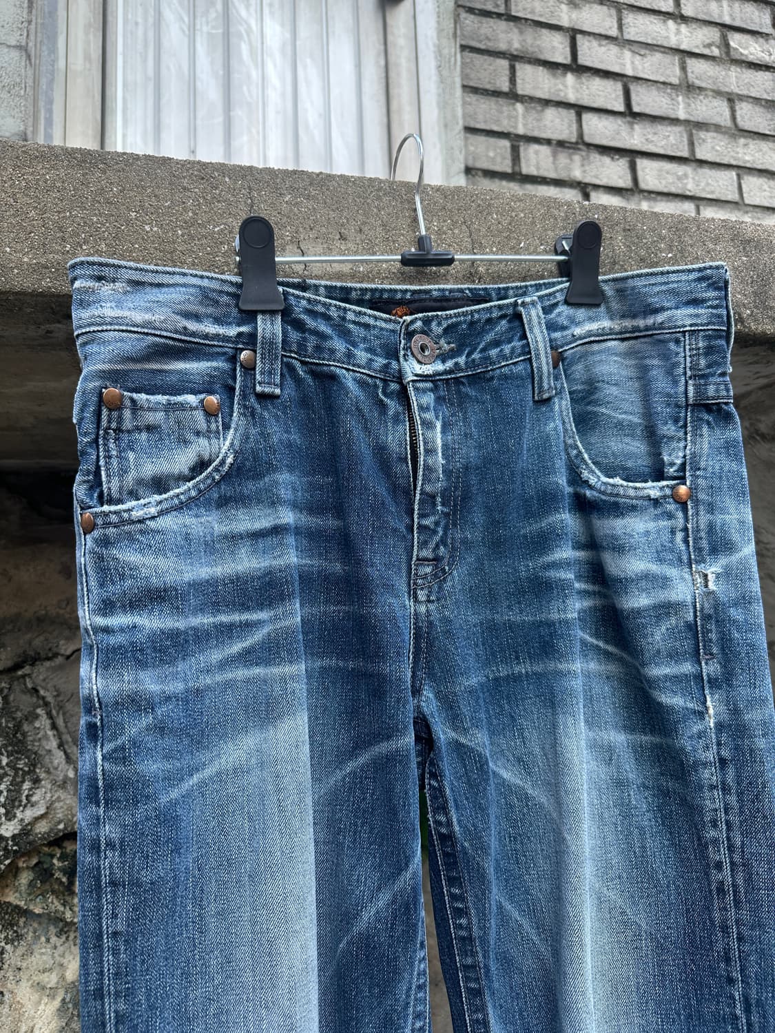 00s iloi vintage destroyed washing denim 상품이미지8