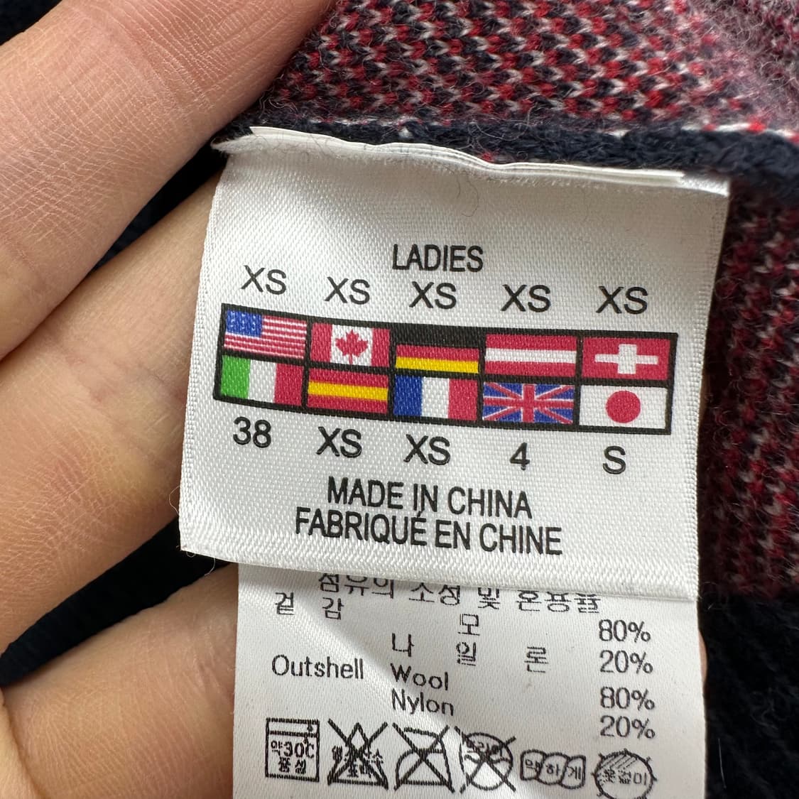 85 스파이더 여자 반집업 니트 상품이미지5