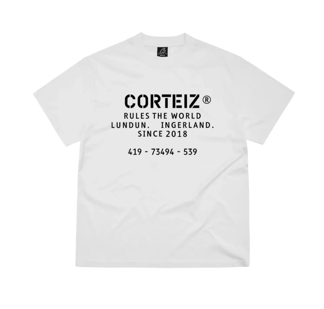 Corteiz 반팔 화이트 상품이미지1