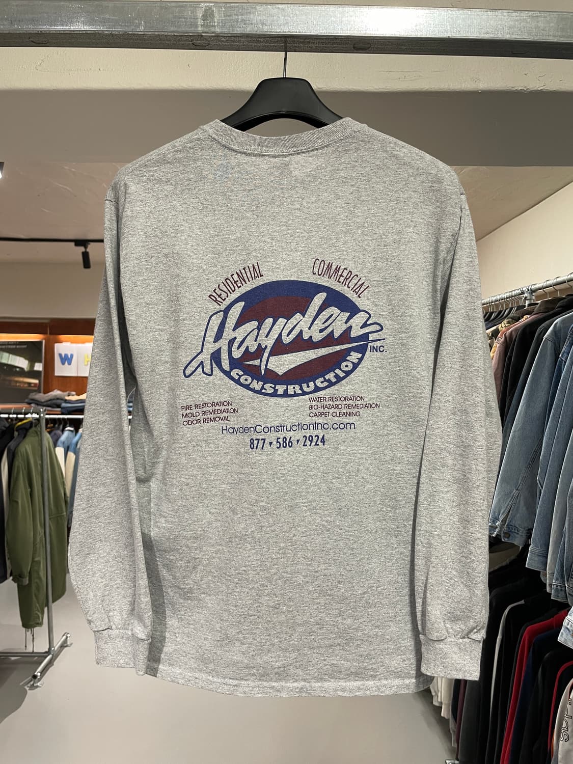 빈티지 롱슬리브 티셔츠(그레이)   상품이미지8