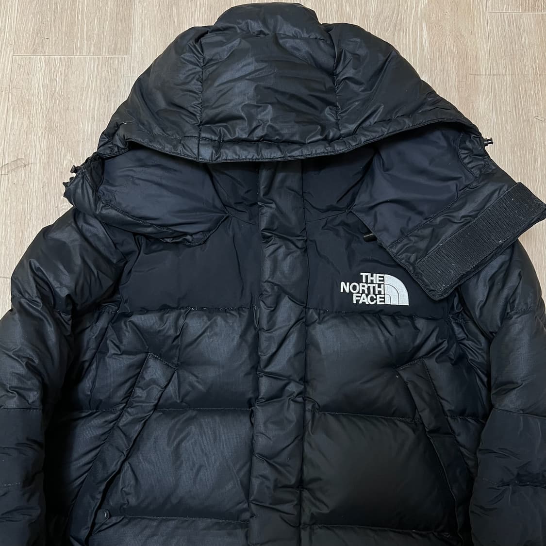노스페이스 구스다운 윈드스토퍼 700 눕시 롱패딩 S/90  상품이미지2