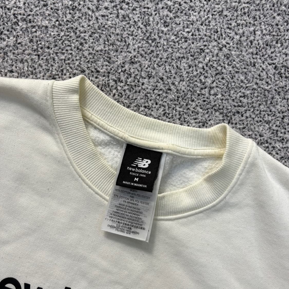 M 뉴발란스 긴팔 맨투맨 0427J 상품이미지2