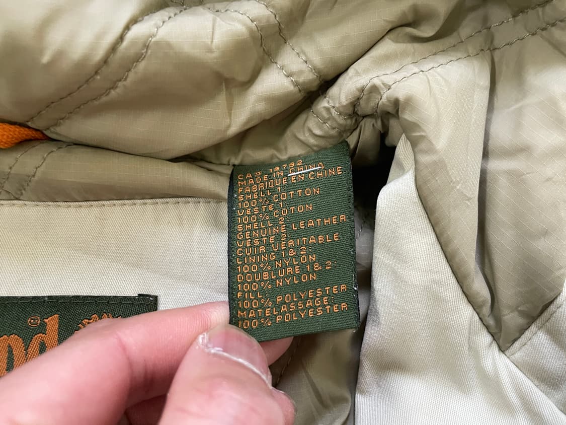 빈티지 팀버랜드 웨더기어 워터프루프 모즈파카 J03999 상품이미지6