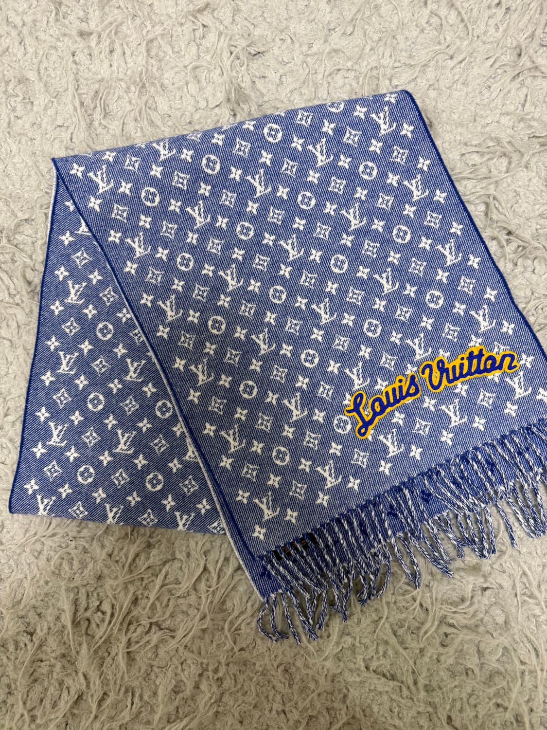 [정품] 루이비통 데님벨리쉬드 시티 스카프 머플러 상품이미지2