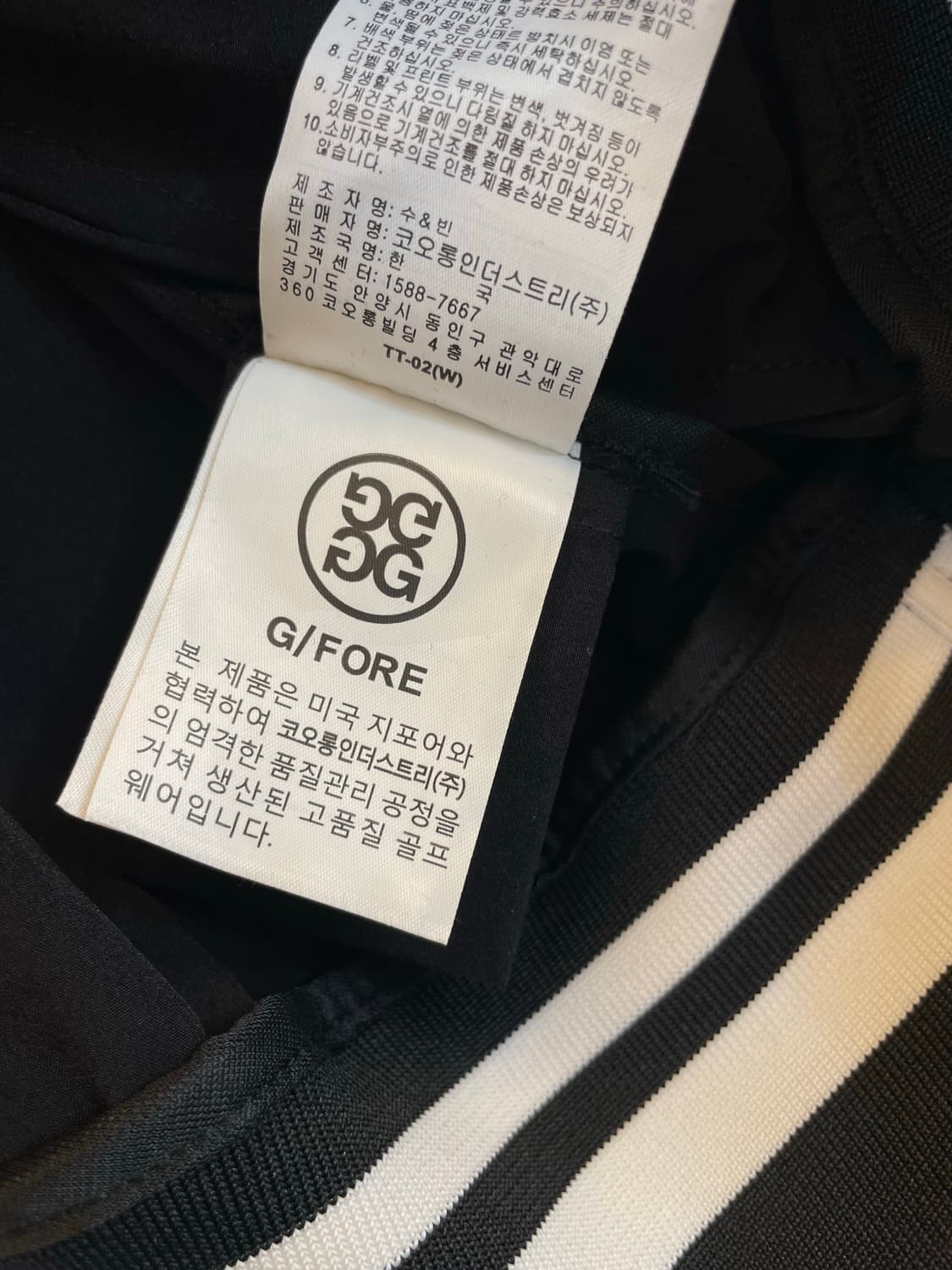 G/FORE 지포어 골프웨어상의 바람막이 블랙 L:) 아노락 윈드브레이커 상품이미지7