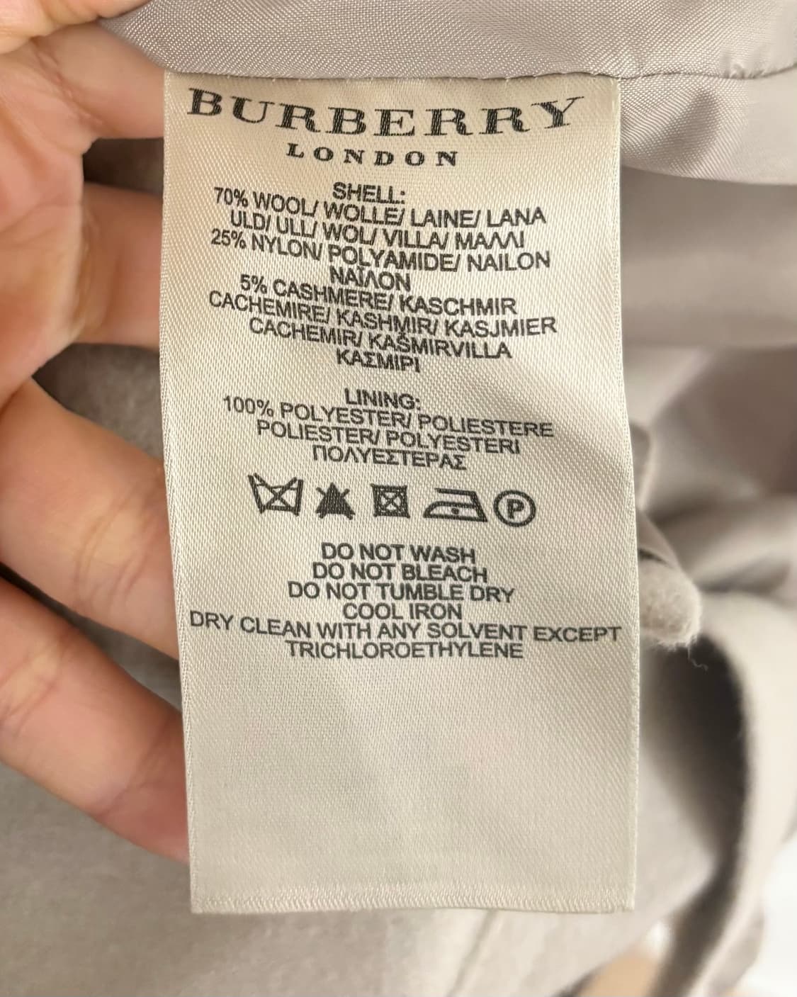 버버리 베이지 벨티드 원피스 상품이미지8