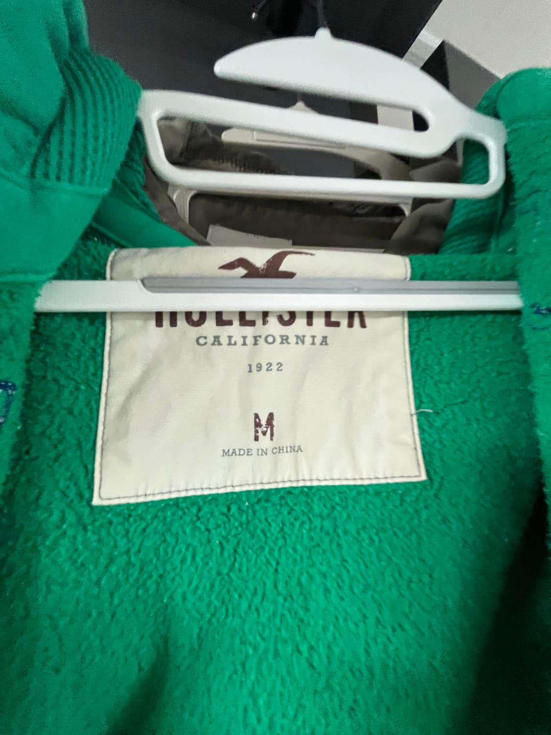 홀리스터 초록색 후드집업 M 상품이미지2