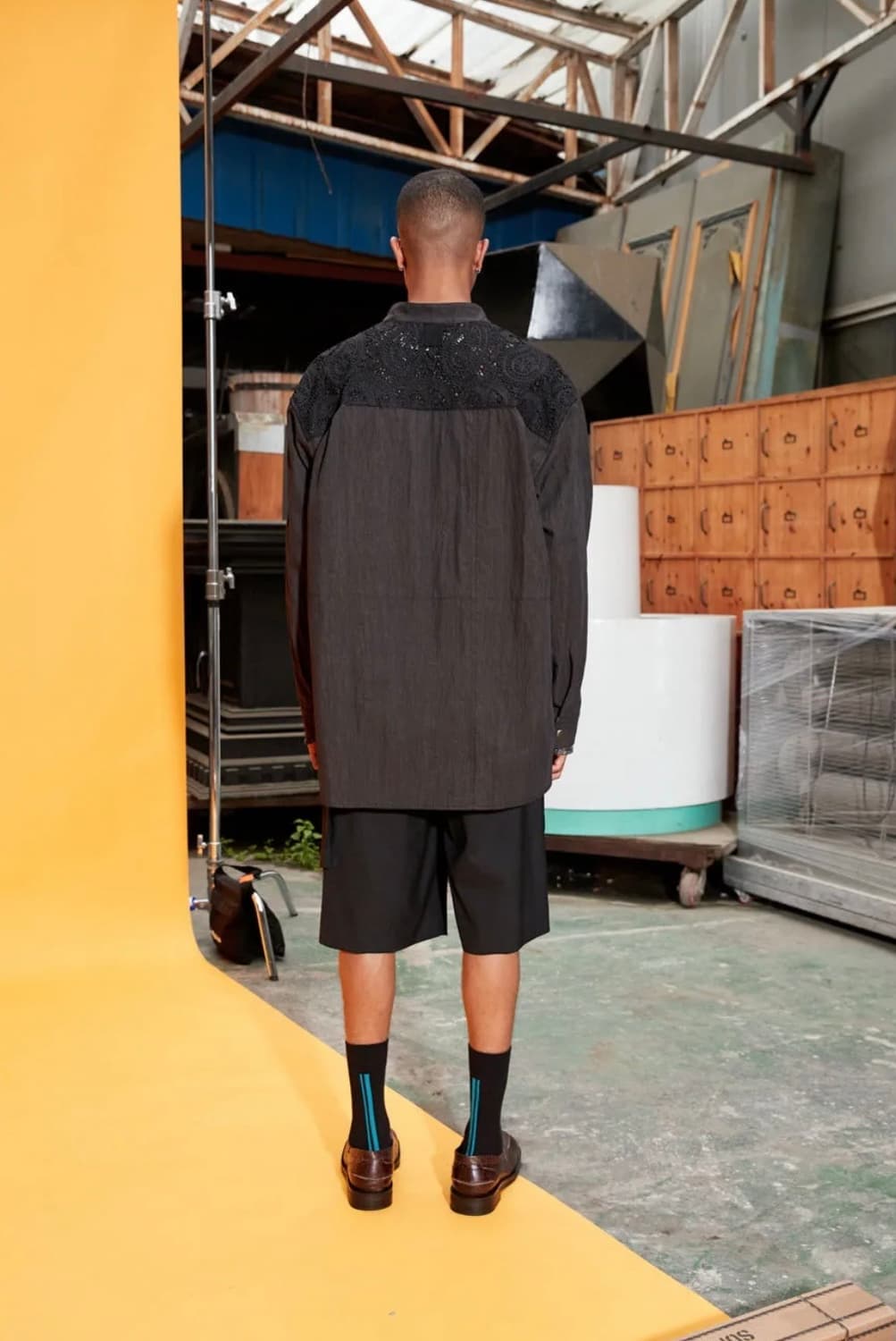 (ADSB) 엔더슨벨 엘리도 스탠드 칼라 셔츠 (L) 105~110 상품이미지7