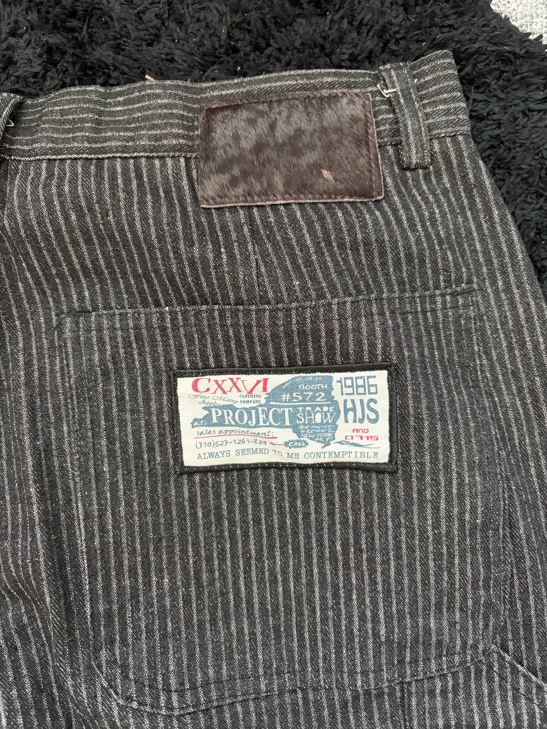 헬름 스트라이프 팬츠 M 상품이미지3