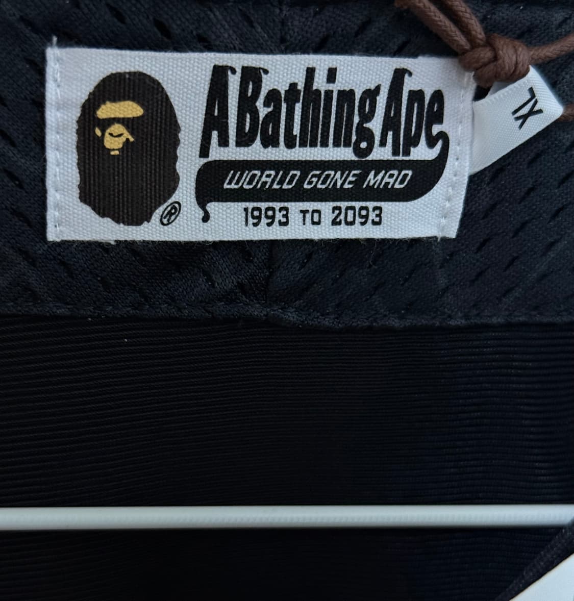 베이프 카모 스트라이프 베이스볼 셔츠 블랙 상품이미지2