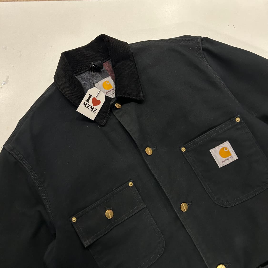 [S] 칼하트 블랙 워크 자켓 coo1 blk A796 상품이미지5