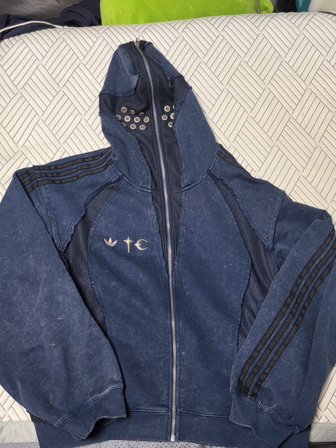 떠그클럽 아디다스 후드 네이비 XL 상품이미지1