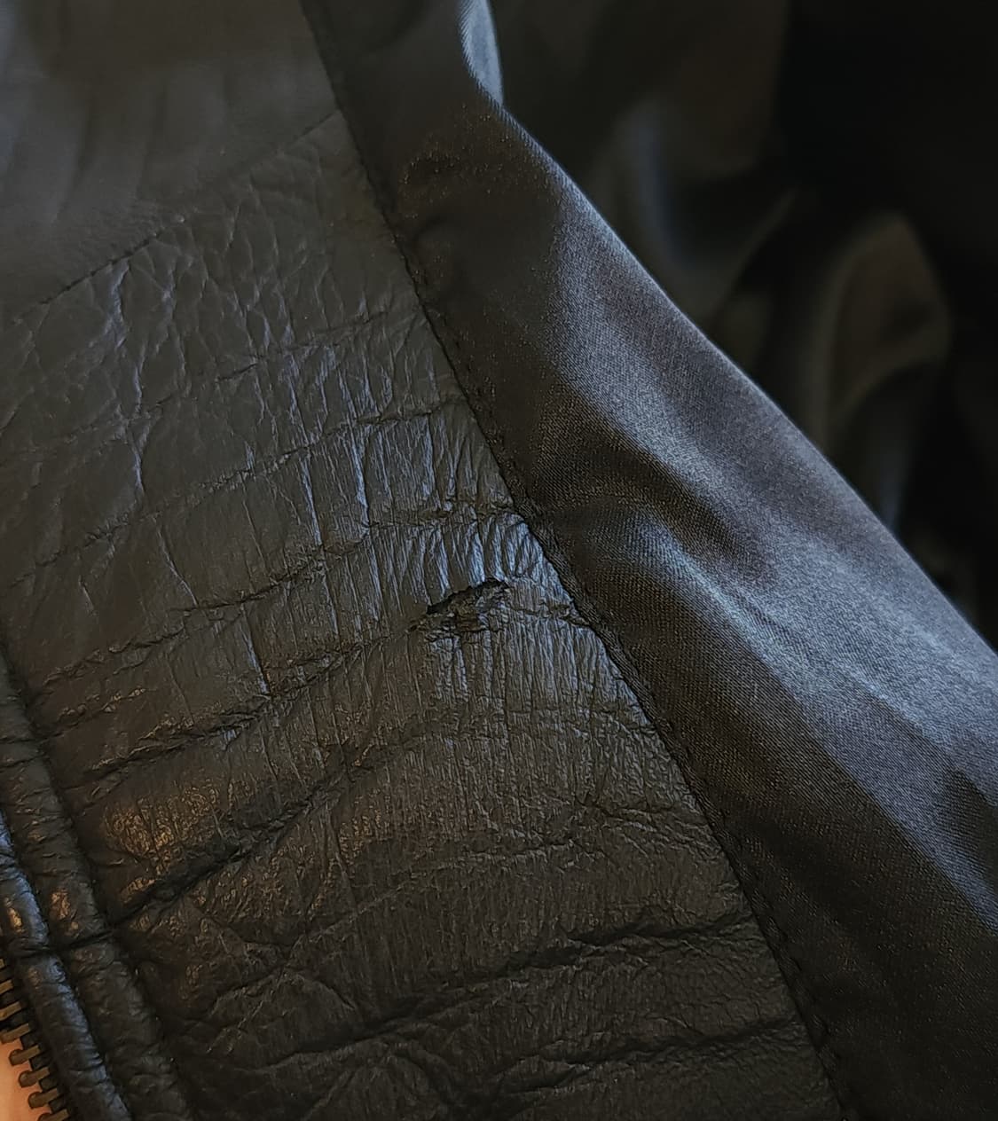 90s 빈티지 레더자켓 독일 레더 봄버자켓 플라이트 자켓 m 상품이미지8