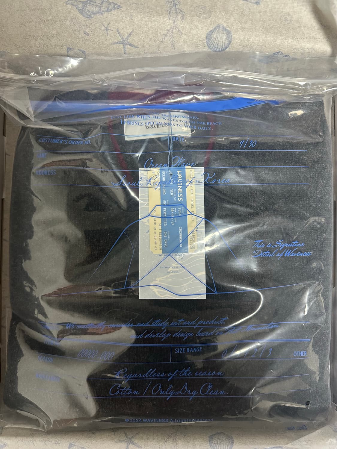 [새상품] 웨이비니스 드리프트 브이넥 차콜레드 3 상품이미지1