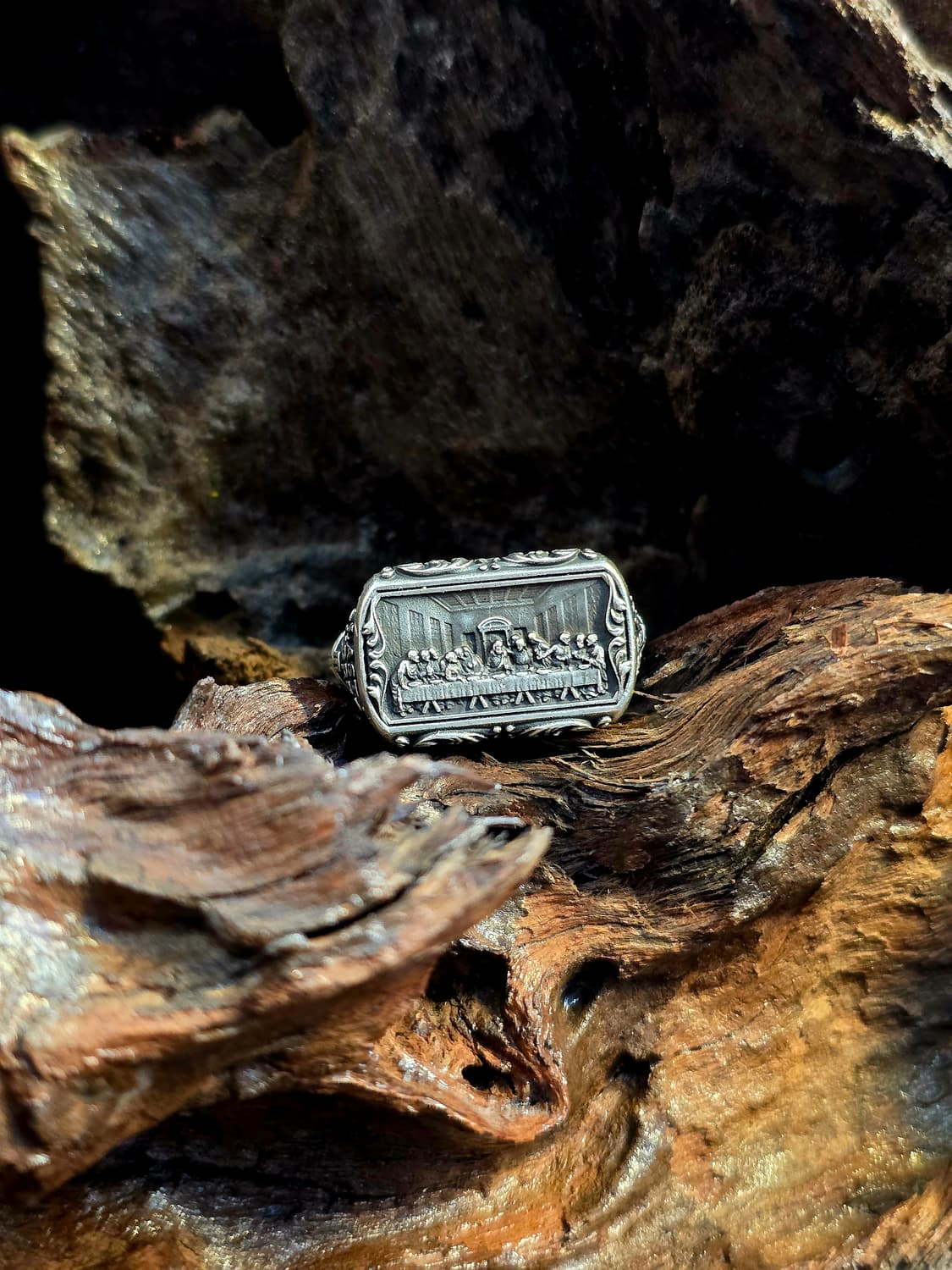 3cross silver925"THE LAST SUPPER"ring 상품이미지2