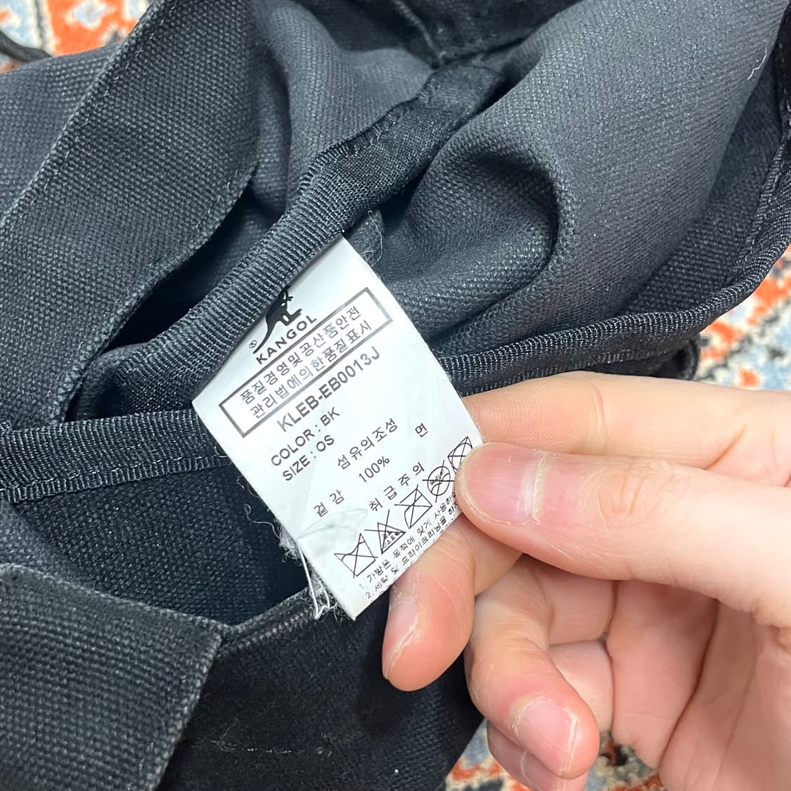 캉골 블랙 에코백 상품이미지4