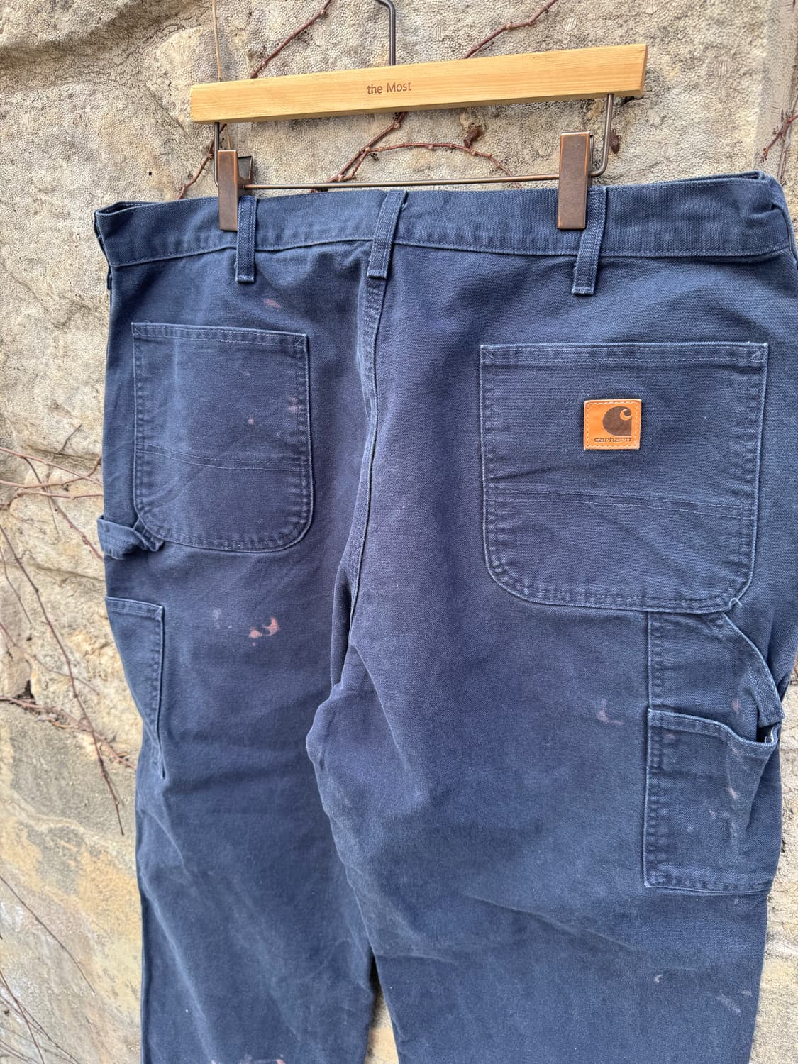 칼하트 빈티지 b11 mdt 네이비 싱글니 카펜터 워크 팬츠 상품이미지7