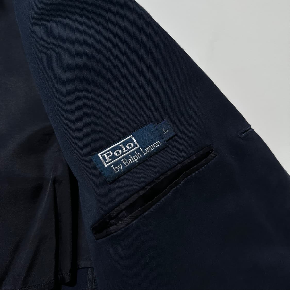 폴로 랄프로렌 코튼 싱글 3B 블레이저 자켓 스포츠코트 네이비 상품이미지8