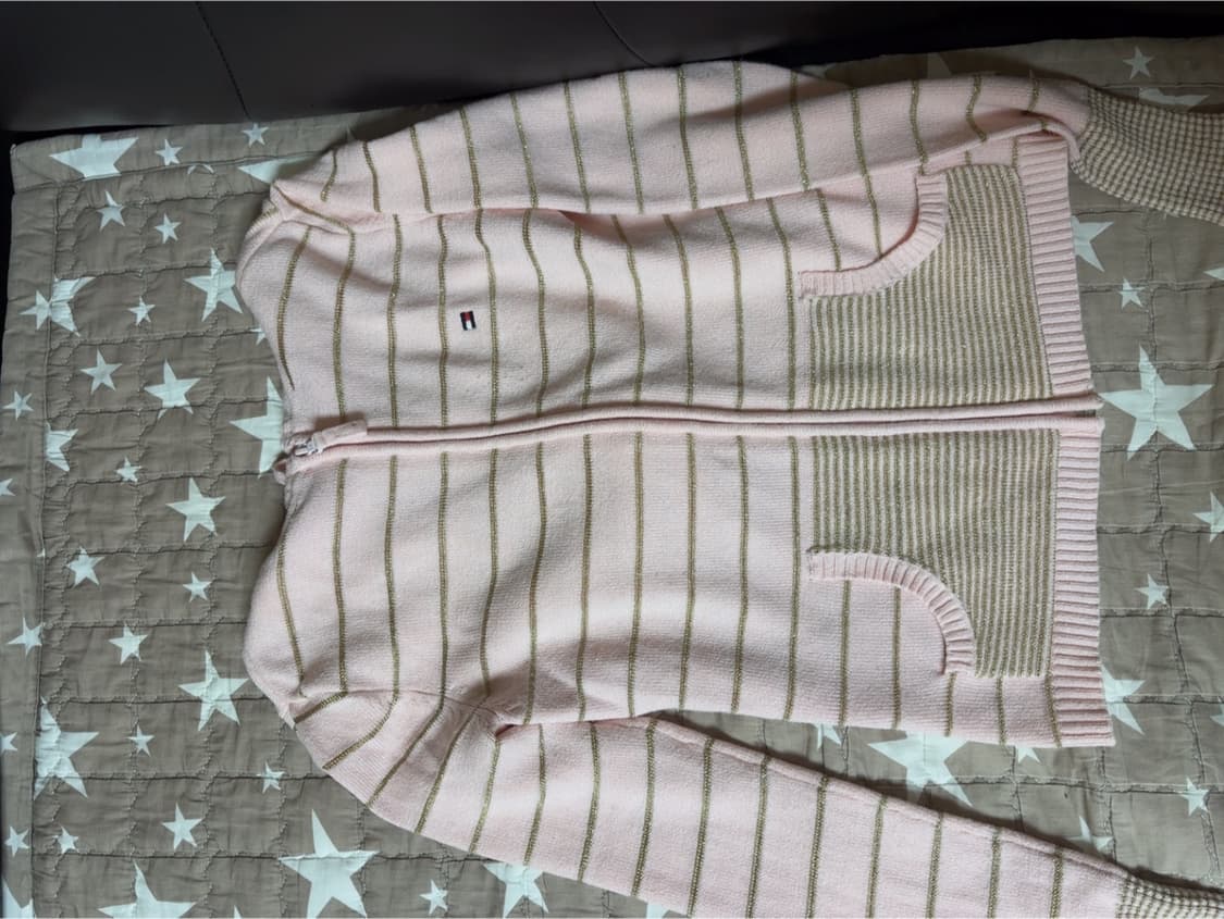 타미힐피거 핑크 + 금빤짝이 후드집업 상품이미지4