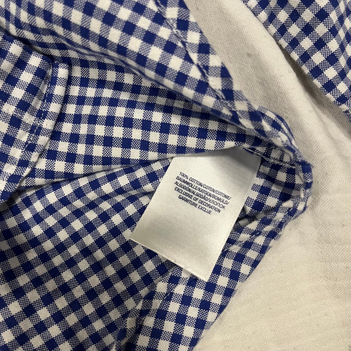 폴로 랄프로렌 베이비 셔츠 24M 깅엄 체크 (90) 상품이미지4
