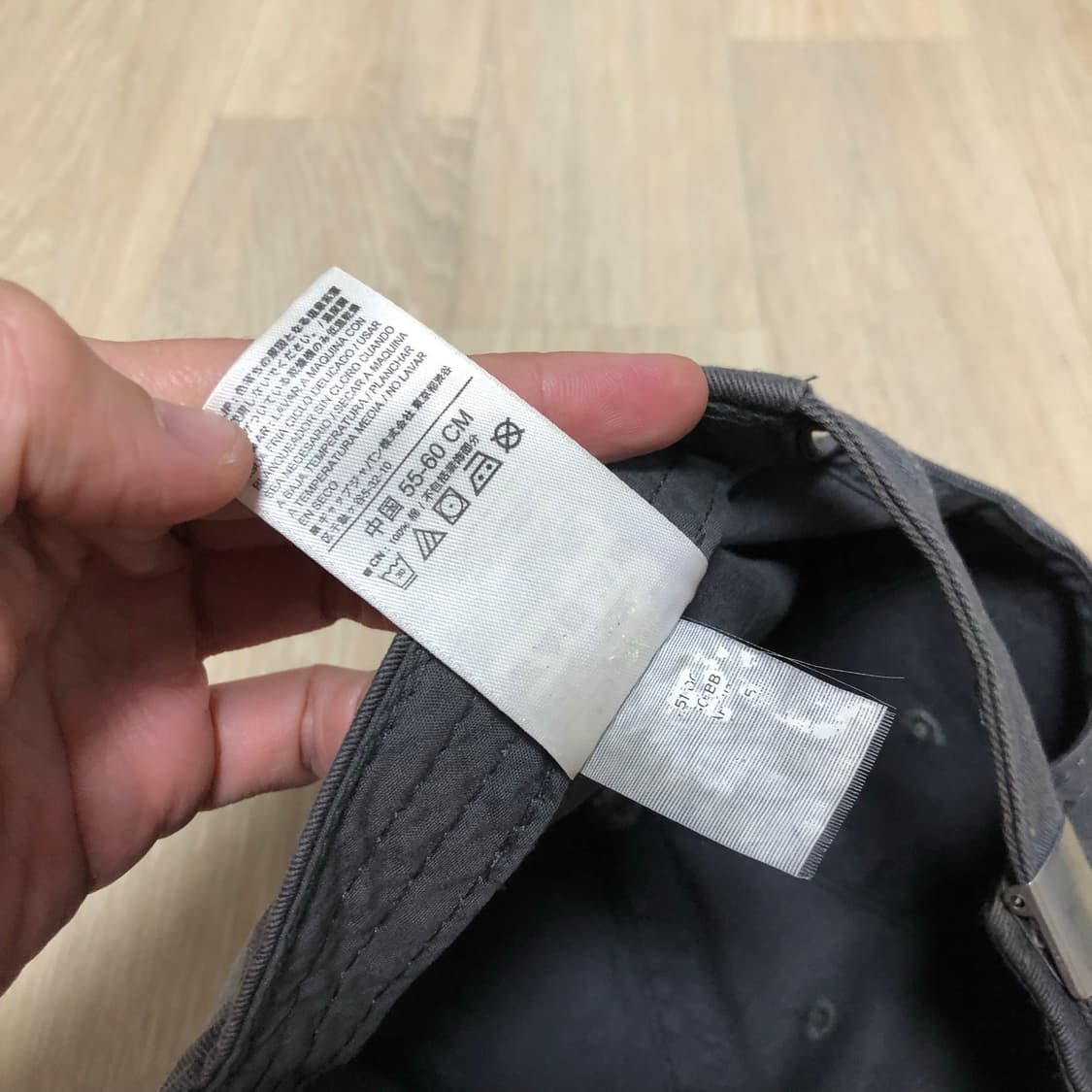 (ONE SIZE) 갭 GAP 펠트 자수 OG 로고 볼캡 차콜 상품이미지9