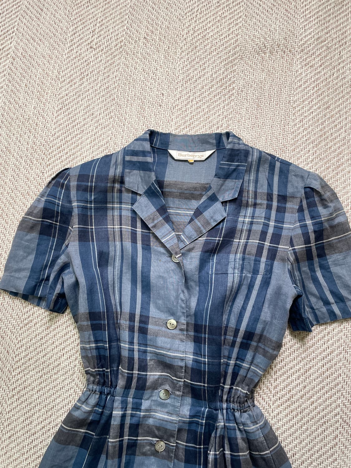 Burberry 버버리 체크 리넨 원피스  J04340 상품이미지4