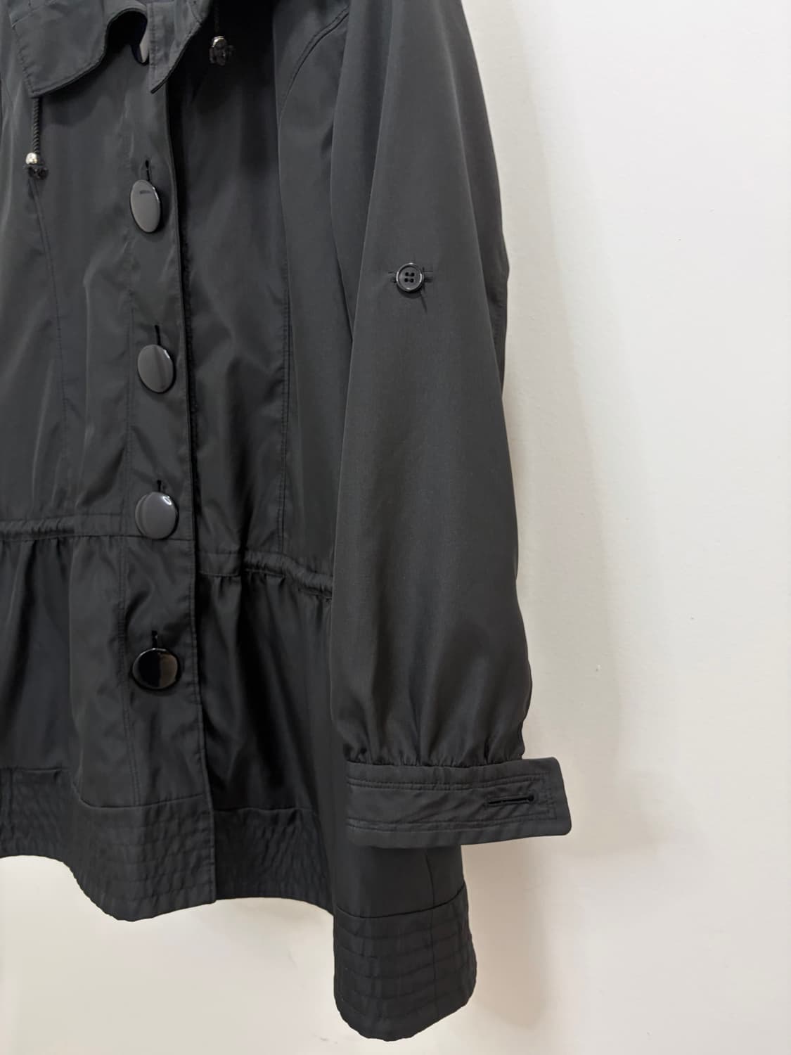 왕단추 블랙 야상 자켓  상품이미지6