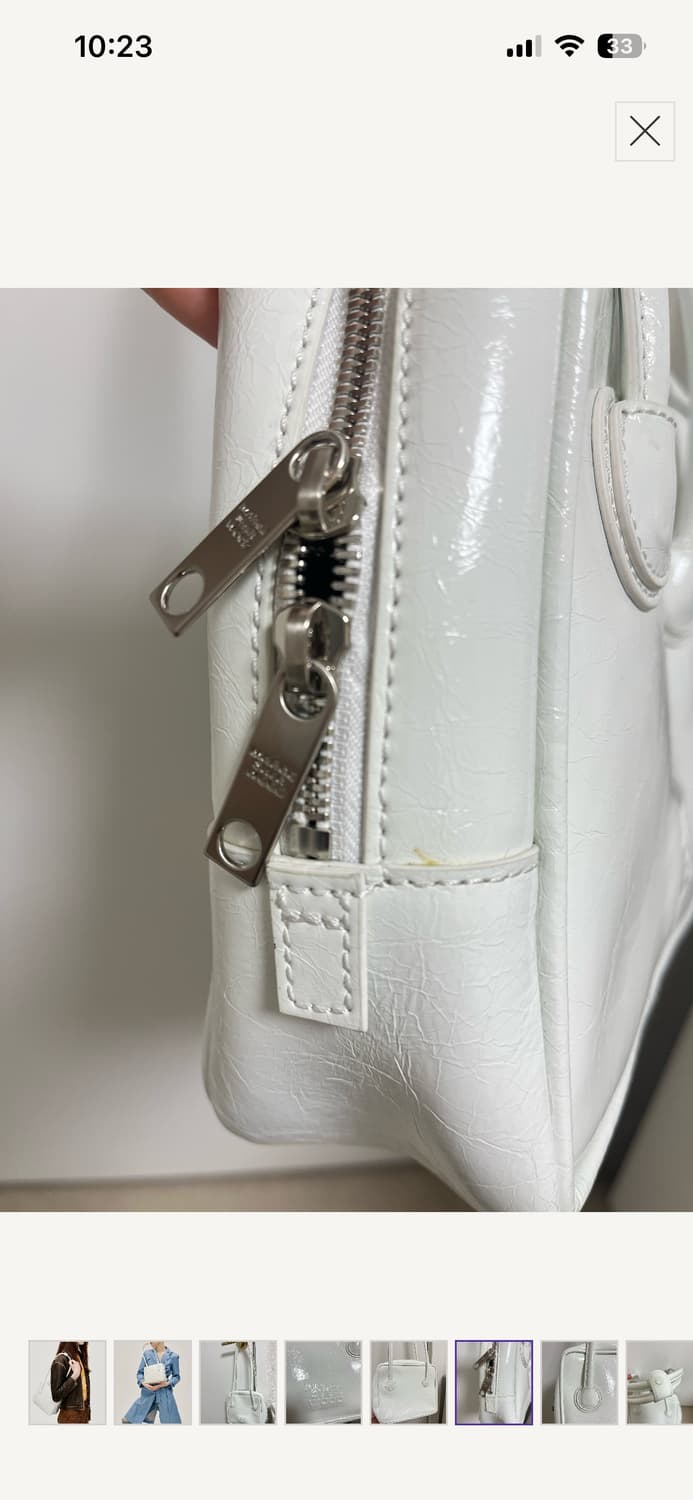 마지셔우드 파이핑 숄더백 상품이미지6