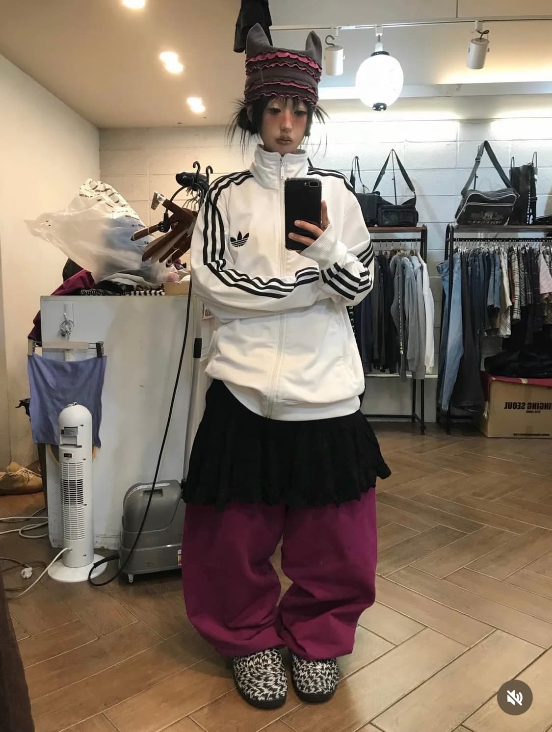 Adidas Firebird White/Black Jersey(Rare) 상품이미지6