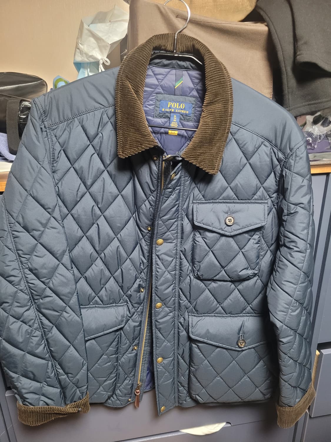 폴로 퀼팅자켓 xl 상품이미지1