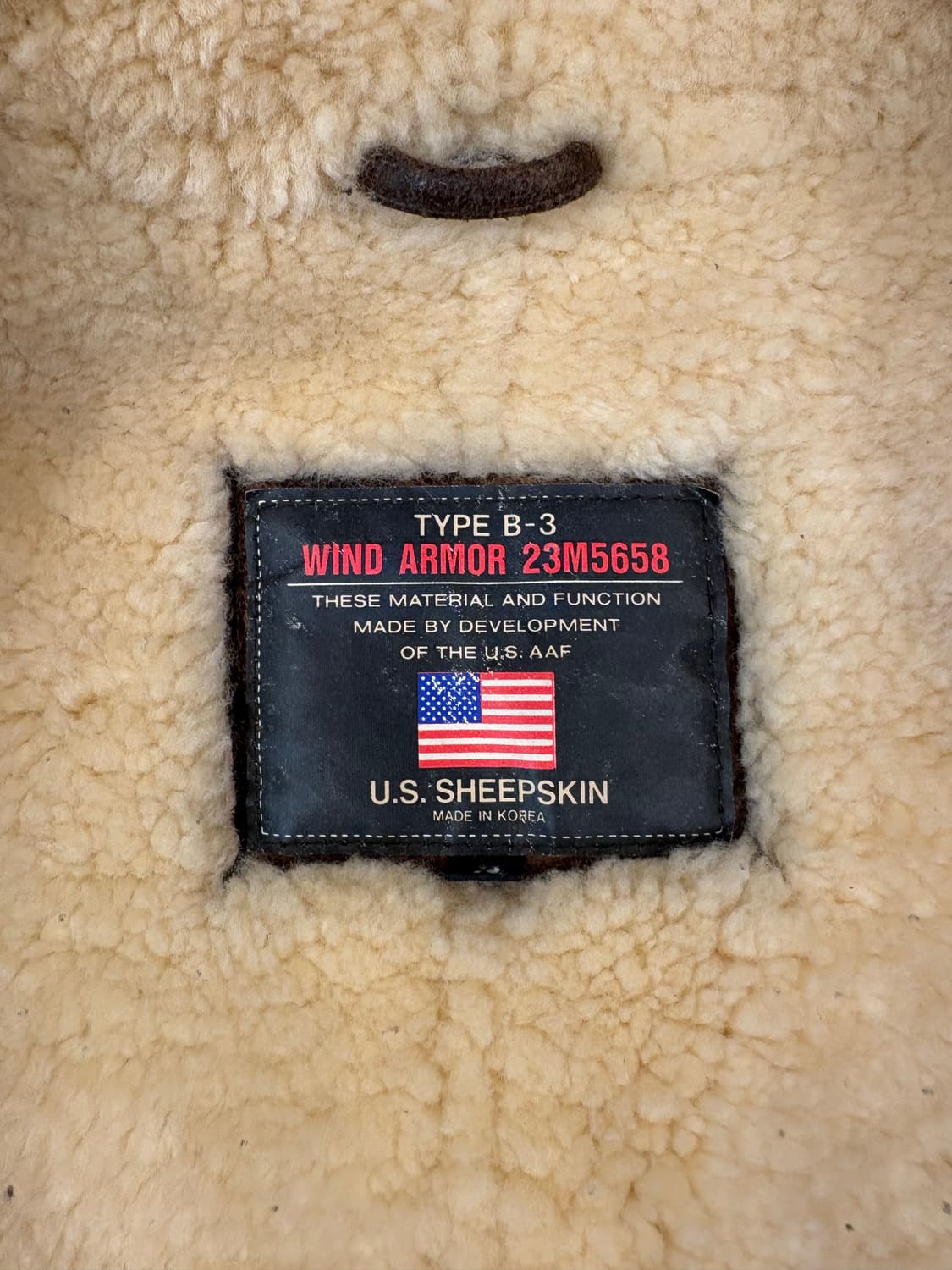 Wind armor b3 무스탕 상품이미지4