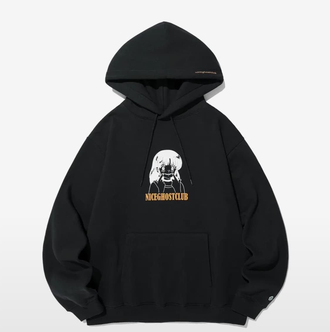 CRYING SMILE HOODIE_CHARCOL 크라잉 스마일 후드티 상품이미지1
