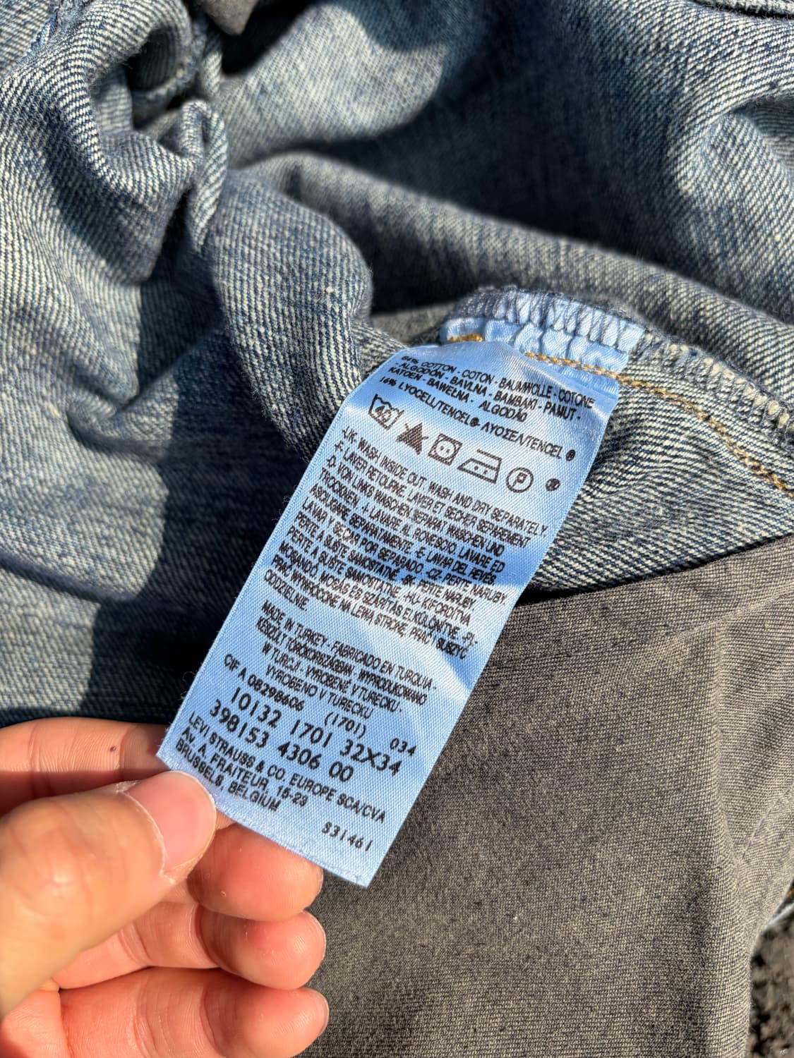 유럽판 리바이스 엔지니어드 진 신치백 상품이미지7