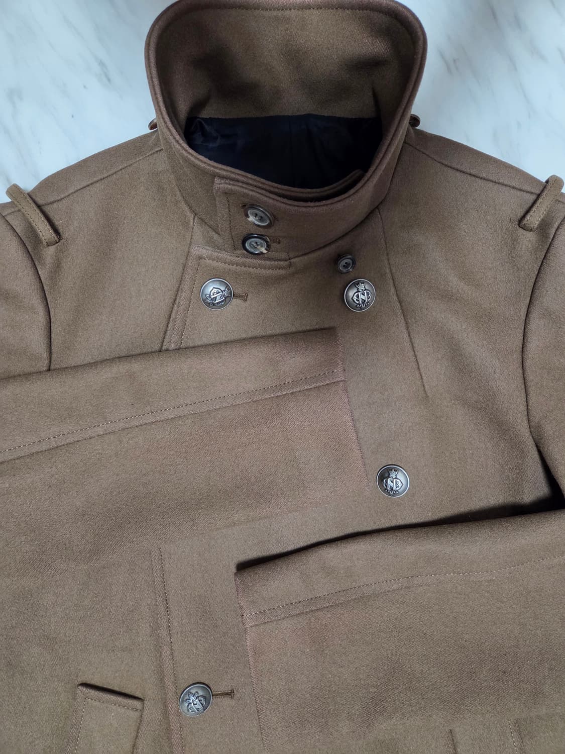 솔리드옴므 우영미 더블 브레스트 코트 상품이미지5