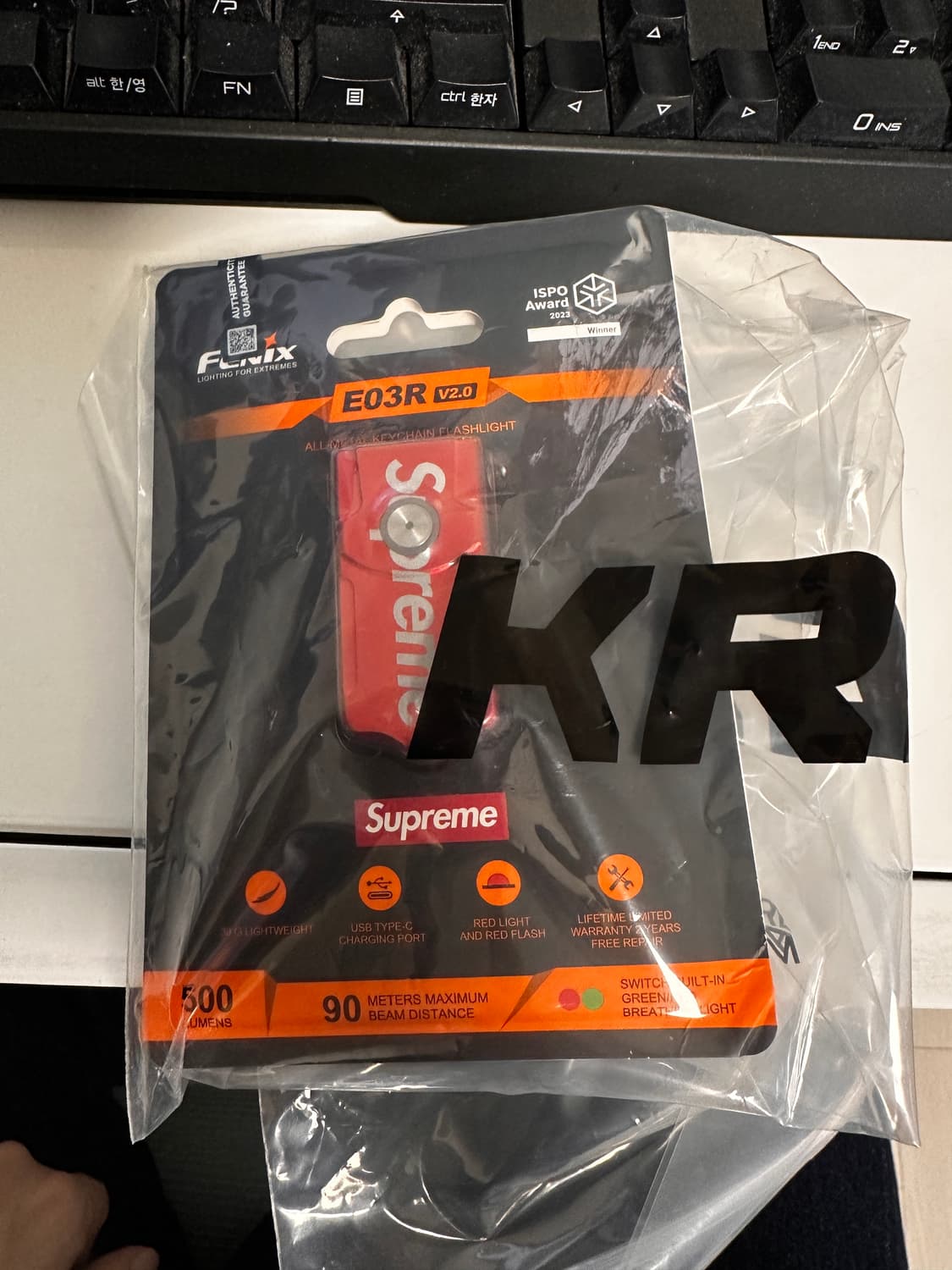 슈프림X페닉스 키링 라이트 상품이미지2