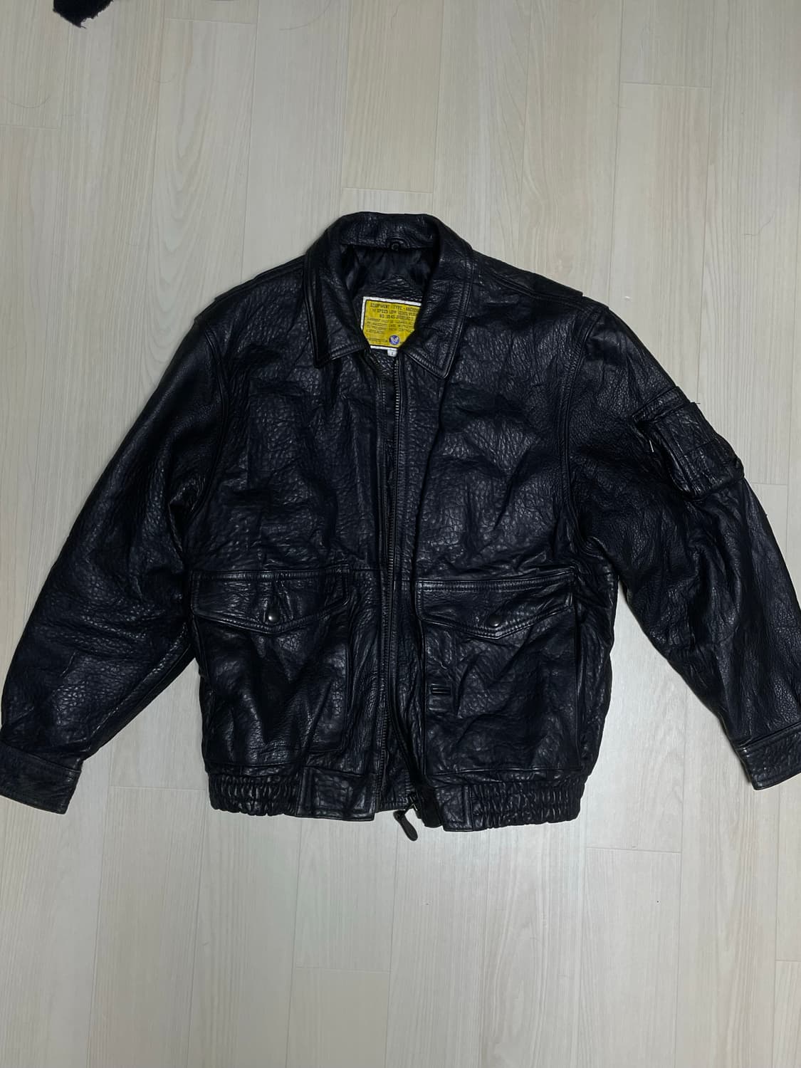 아비렉스 type 레더 플라이트 봄버 자켓 상품이미지1