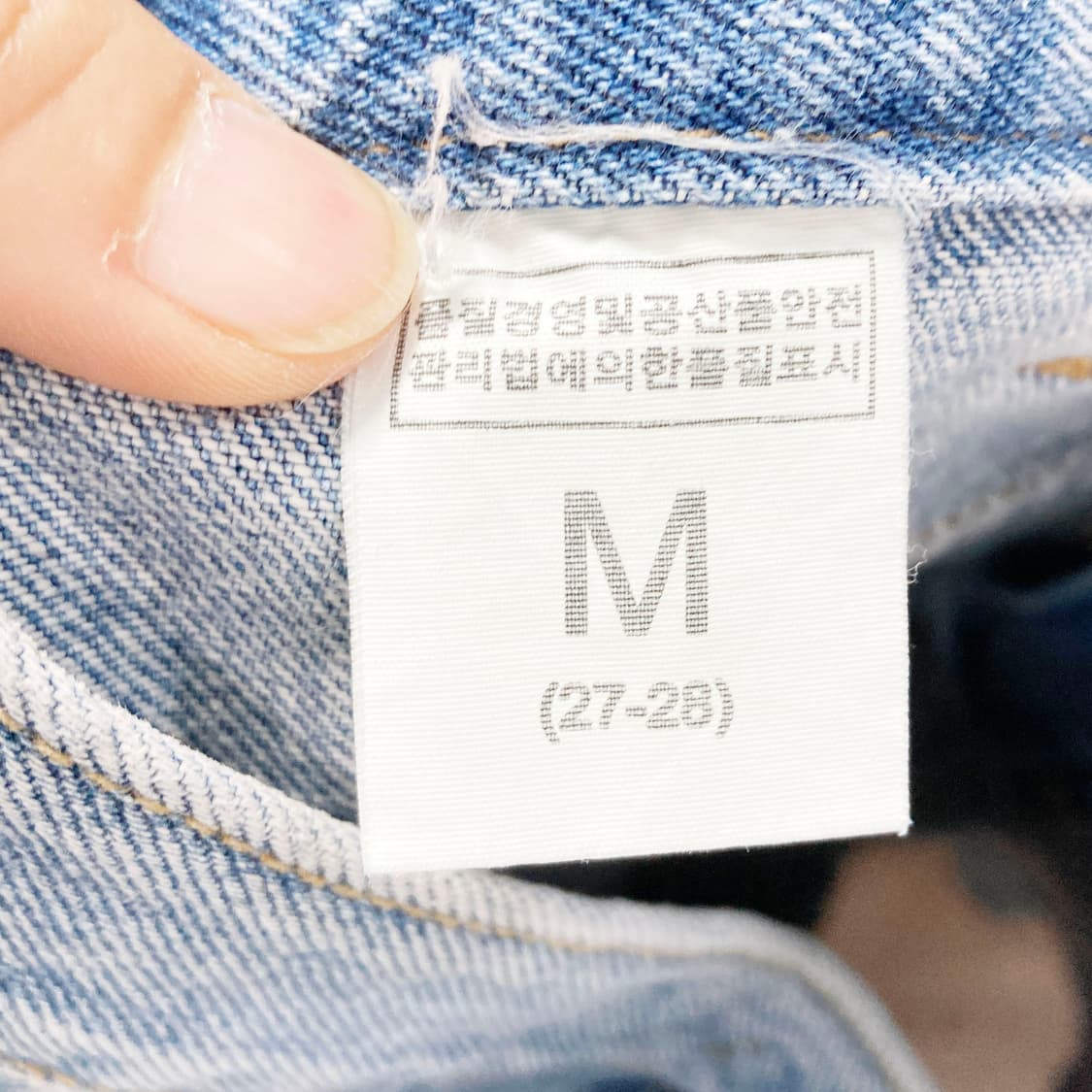 HAKE 여성청반바지 하이웨스트 M 진스센스 상품이미지4