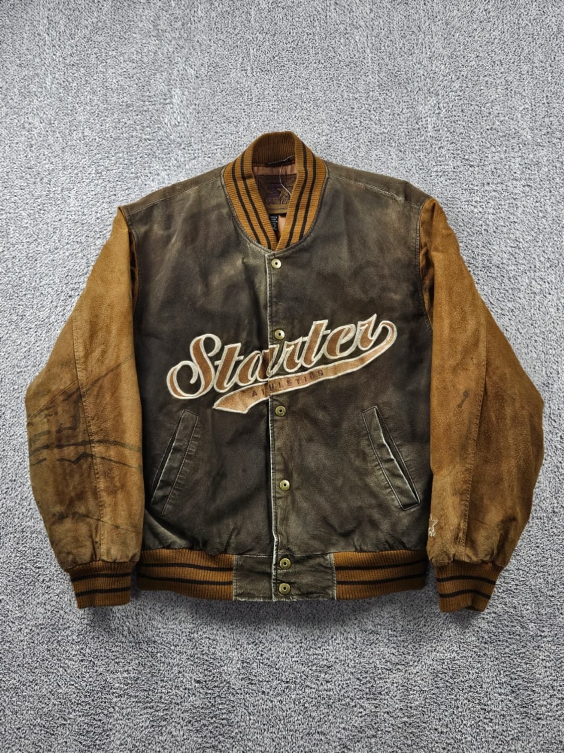 스타터 돈피 스웨이드 스타장 바시티 자켓 ( L ) / 11105 상품이미지2