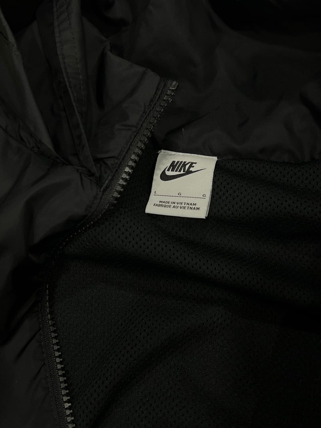 나이키 윈드러너 언라인드 우븐 아노락 블랙 상품이미지5