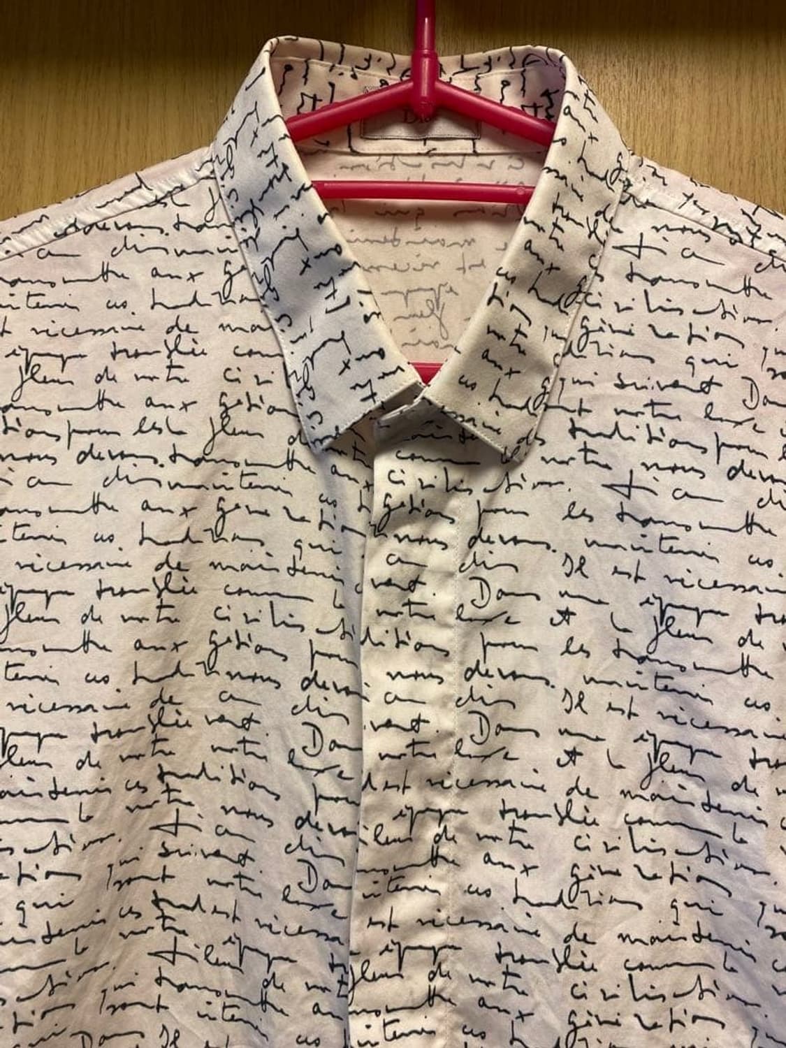 dior homme script shirt ss18 상품이미지2
