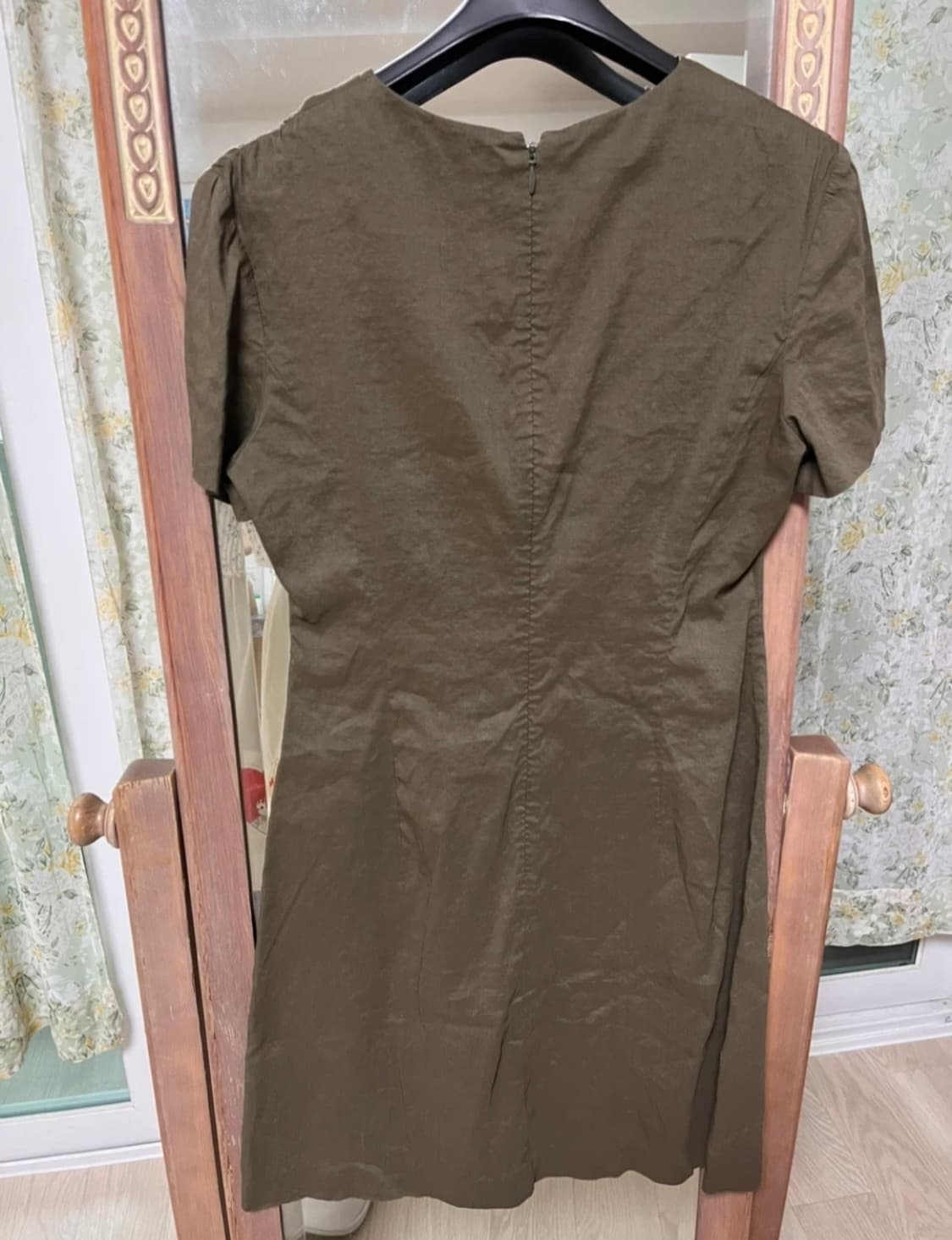 Theory 띠어리 모카 브라운 미니 원피스_2사이즈 상품이미지3