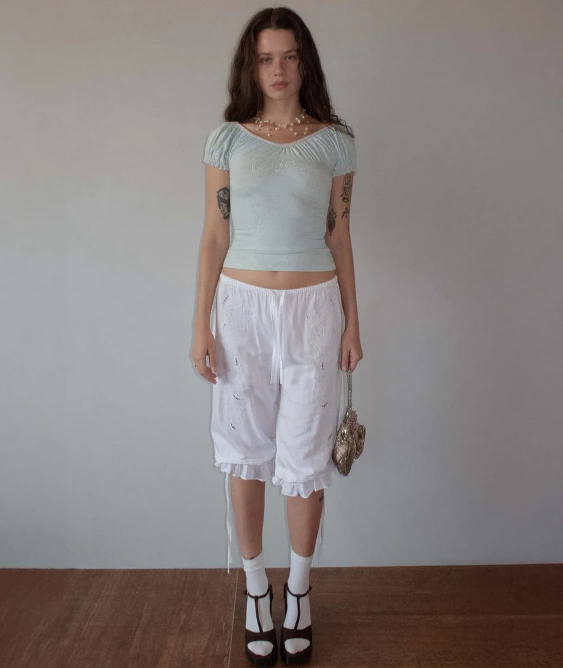 스컬프터 Tourist Scoop Back Tee Baby Blue 상품이미지4