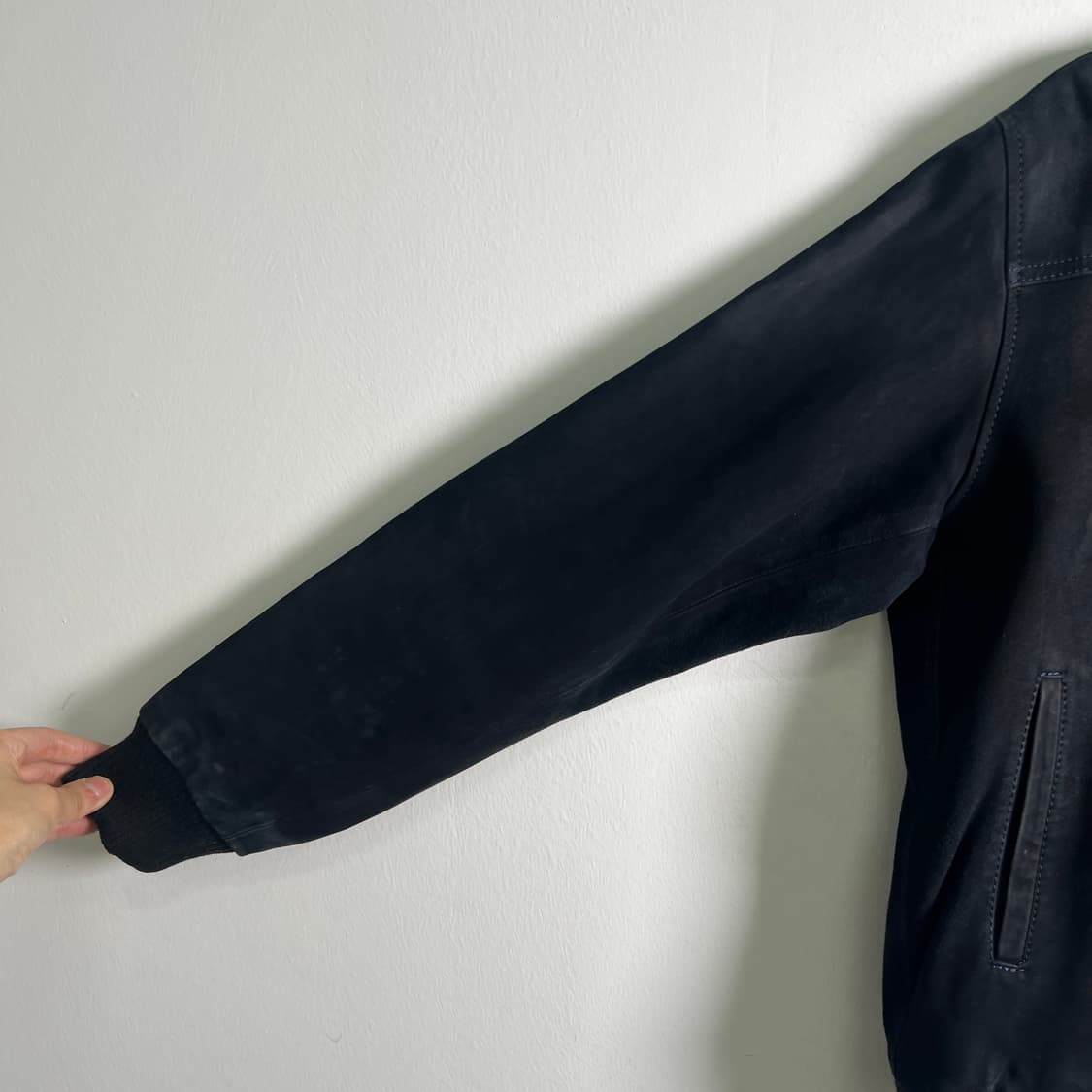 도쿄 크로스 조 블랙 스웨이드 봄버 자켓 M 상품이미지7