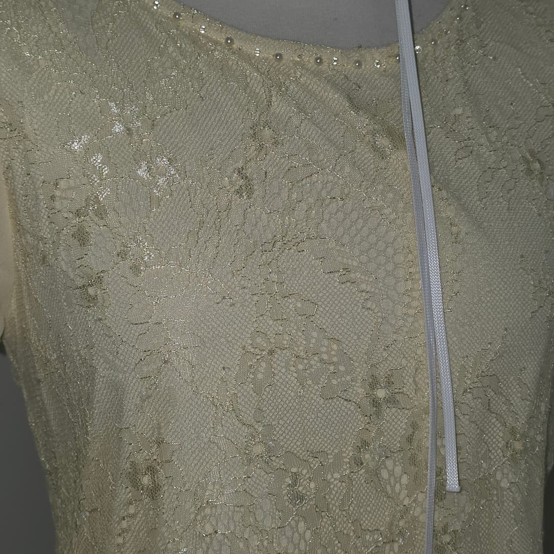 anysis 일본빈티지)로맨틱 레몬하구미모리걸 레이스 프릴 블라우스엑팜깔 상품이미지4